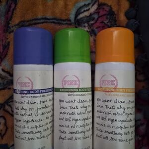 *RARE* PINK Victoria's Secret Body Freshener Set -Soothing/Energizing/Nourishing